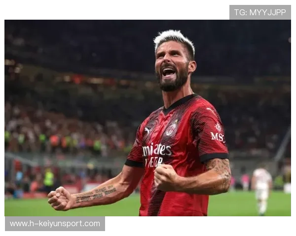 吉鲁补射门前抢点AC米兰取得领先